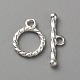 925 Knebelverschl&uuml;sse aus Sterlingsilber(STER-WH0002-05S-01)-1