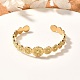 304 bracelets manchette soleil en acier inoxydable(BJEW-F457-25G)-1