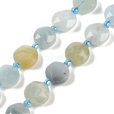 Natural Aquamarine Beads Strands(G-C116-A22-01C)-2