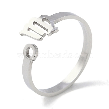 Virgo 304 Stainless Steel Finger Rings