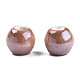 Pearlized Handmade Porcelain Round Beads(PORC-S489-6mm-13)-3