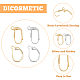 40Pcs 4 Style Brass Leverback Earring Findings(KK-DC0002-15)-4