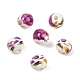 Floral Printed Porcelain Beads(PORC-Q199-10mm-09)-4