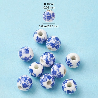 Handmade Porcelain Beads(PORC-YW0001-06A)-2