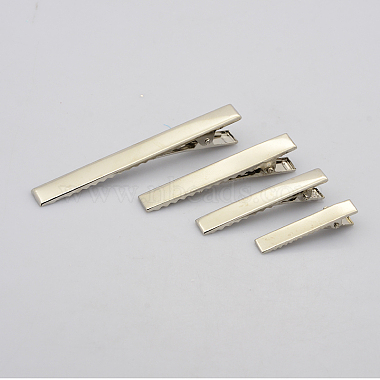 Mixed Iron Flat Alligator Hair Clip Findings(IFIN-X0030)-3