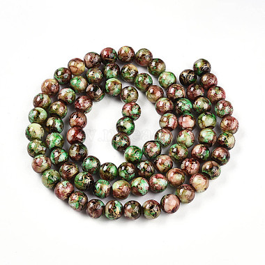 Baking Paint Glass Beads(X1-DGLA-N003-10mm-B07)-3