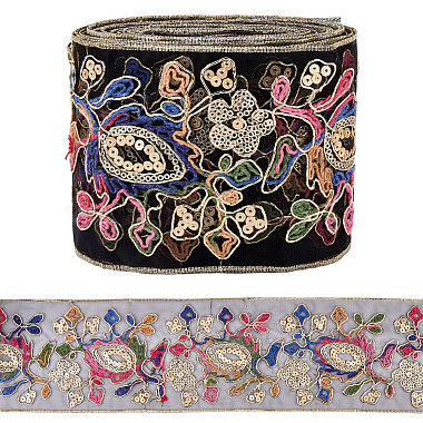 5 Yards Polyester Ribbon(OCOR-CY0002-41)-7