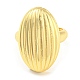 Rack Plating Brass Grooved Oval Adjustable Rings(RJEW-Q784-08G)-2