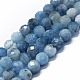 Natural Aquamarine Beads Strands(G-G927-08)-1