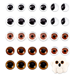 28Pcs 7 Colors Glass Craft Doll Eye, Stuffed Toy Eye, for DIY Doll Toys Puppet Plush Animal Making, Mixed Color, 30mm, 4pcs/color(DIY-GA0002-85)