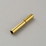 304 Stainless Steel Bayonet Clasps, Golden, 18x3mm, Hole: 2mm(FIND-WH0162-24G-01)