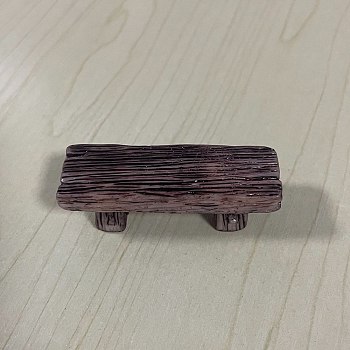 Resin Benches, Mini Furniture, Dollhouse Garden Decorations, Old Rose, 56x16mm