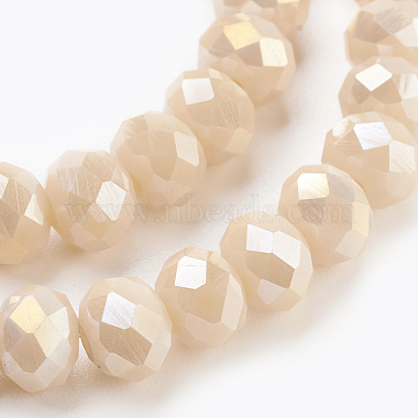 Chapelets de perles en verre galvanoplastique(GLAA-K027-FR-B01)-3
