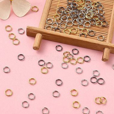600Pcs 4 Colors Iron Split Rings(IFIN-YW0003-35)-4