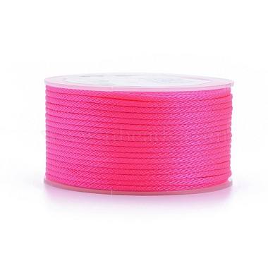 2mm DeepPink Polyester Thread & Cord