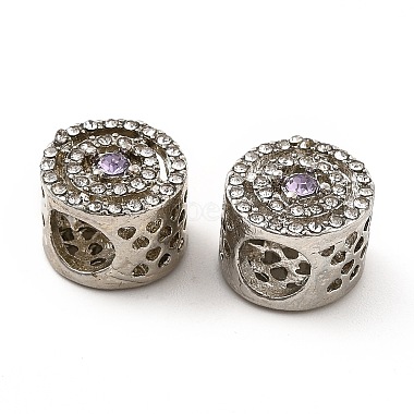 Rack Plating Alloy Rhinestone European Beads(PALLOY-P289-52P-02)-4