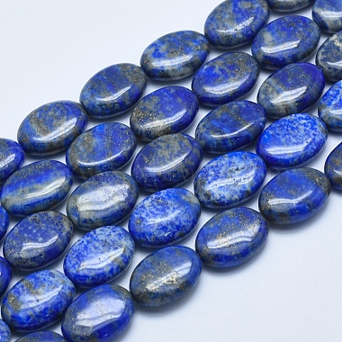 13mm Oval Lapis Lazuli Beads