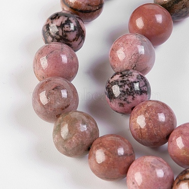 Natural Rhodonite Beads Strands(G-K254-04-10mm)-3