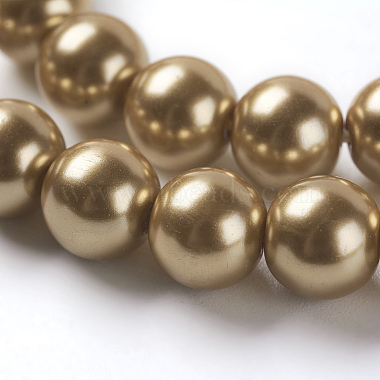 Eco-Friendly Dyed Glass Pearl Round Beads Strands(HY-A002-8mm-RB094)-3