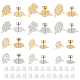 24Pcs 304 Stainless Steel Stud Earring Findings(STAS-DC0017-03)-1
