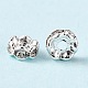 Brass Rhinestone Spacer Beads(X-RB-A014-L6mm-01S)-1