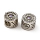 Rack Plating Alloy Rhinestone European Beads(PALLOY-P289-52P-02)-4