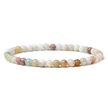 4MM Natural Amazonite Stretch Bracelets