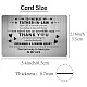 Rectangle 201 Stainless Steel Custom Blank Thermal Transfer Wallet Card(DIY-WH0252-016)-2
