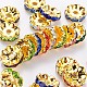 Brass Rhinestone Spacer Beads(RB-A014-L10mm-G-NF)-1