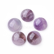 Natural Amethyst Cabochons, Half Round, 12x5~6mm(G-A174-04A-12mm)