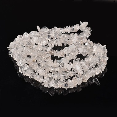 Chip Natural Quartz Crystal Beads Strands(G-M344-52)-2