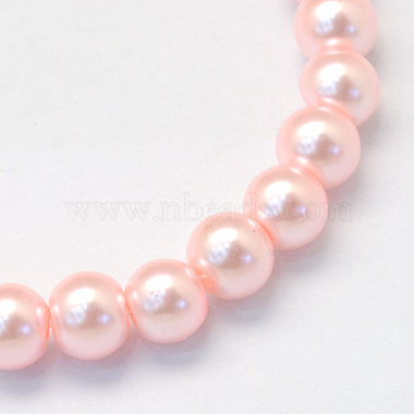 Baking Painted Glass Pearl Bead Strands(X-HY-Q003-3mm-70)-2