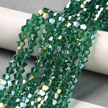 Transparent Electroplate Glass Beads Strands(EGLA-A039-T3mm-B10)-4