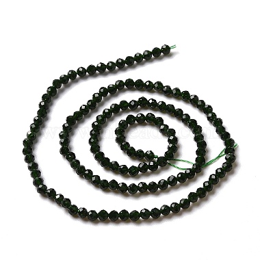 Cuentas sintéticas goldstone verdes hebras(G-E591-07B)-3