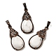 Natural Howlite Pendants(G-H065-01R-17)-1