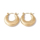 Ion Plating(IP) 304 Stainless Steel Croissant Hoop Earrings for Women(EJEW-G314-06G)-1