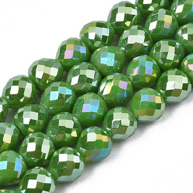 Sea Green Fruit Glass Beads