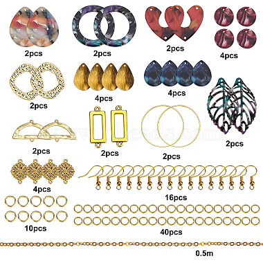 SUNNYCLUE DIY Resin Dangle Earring Making Kits(FIND-SC0001-72)-2
