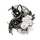 Black Bat Enamel Pins(JEWB-A027-01D)-1