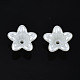 ABS Plastic Imitation Pearl Flower Bead Caps(KY-T023-033)-2