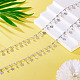 3M Handmade Rhinestone Flat Round Link Chains(CHC-TA0001-36)-6