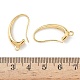 Oval Brass Earring Hooks(KK-Z136-34G)-3