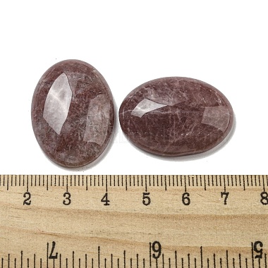 natürliche Erdbeerquarz-Cabochons(G-C115-01B-18)-3