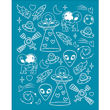 Teal Nylon Screen Printing Stencils