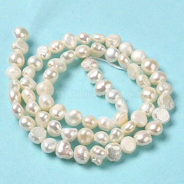 Brins de perles de keshi naturelles(PEAR-E017-28)-3