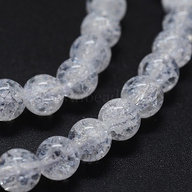 Chapelets de perles en quartz naturel craquelé(G-K285-02-6mm)-3