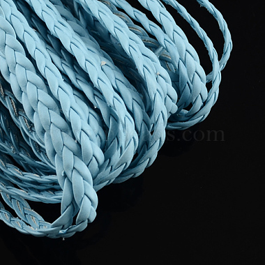 5mm LightSkyBlue Imitation Leather Thread & Cord