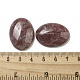 natürliche Erdbeerquarz-Cabochons(G-C115-01B-18)-3