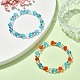 2pcs 2 ensembles de bracelets extensibles en perles de verre de couleur(BJEW-JB10027-01)-2
