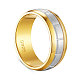 SHEGRACE Real 24K Gold Plated 925 Sterling Silver Finger Rings(JR699A-01)-1